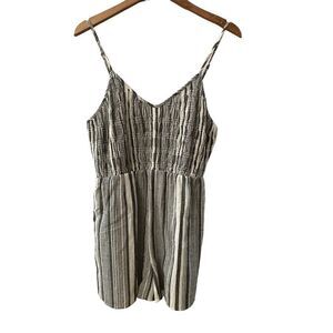 Eden in Love ~ striped romper ~ side pockets ~ shorts are lined ~ NWOT